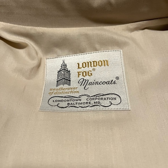 London Fog Maincoats Weatherwear of Distinction Button Down Jacket Sz 14 Reg - Picture 12 of 12
